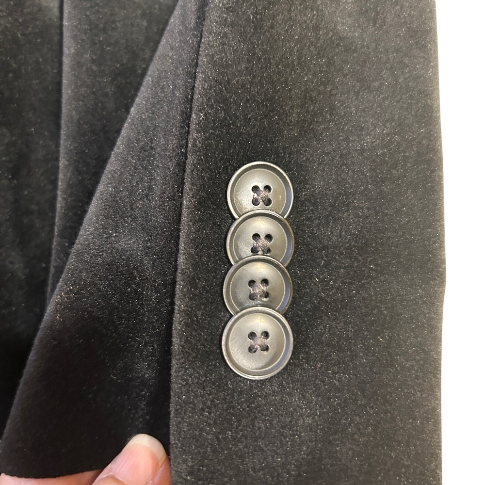 Tommy Hilfiger‎ Men's Black Velvet Blazer Jacket Sport Coat 38R - Picture 3 of 8